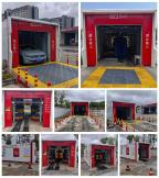 中國南昌，中國石化，隧道9刷電腦洗車機安裝調(diào)試中